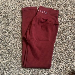Maroon Alphalete Leggings